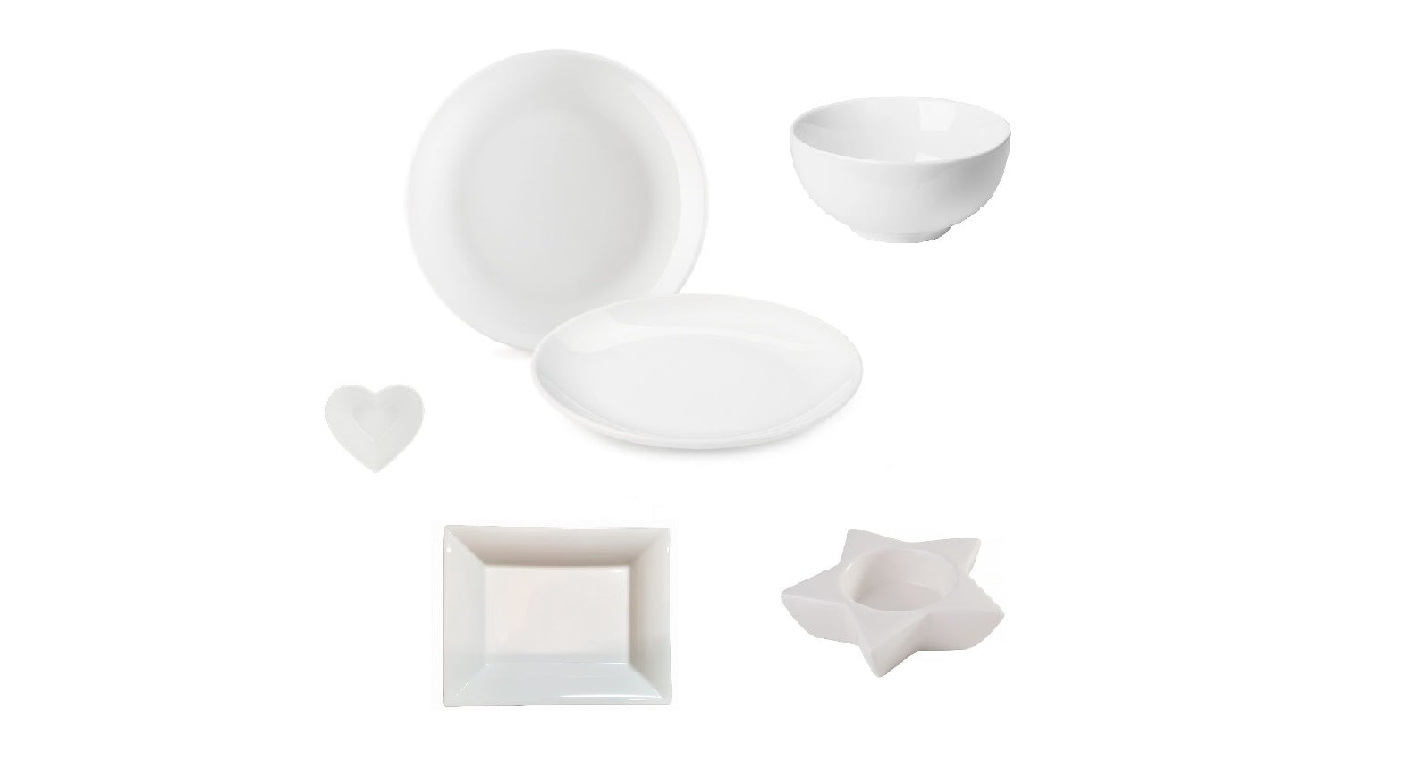La porcelaine blanche