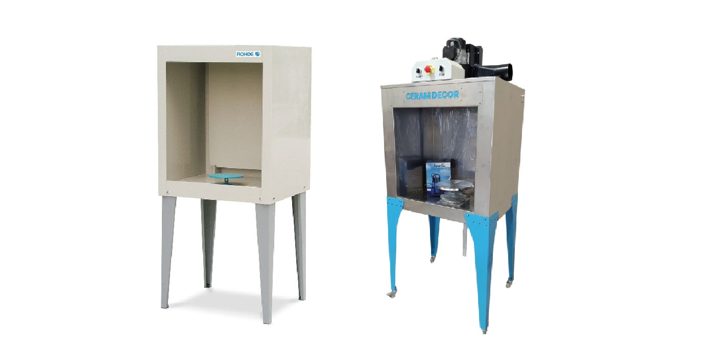 Cabines d'émaillage et accessoires