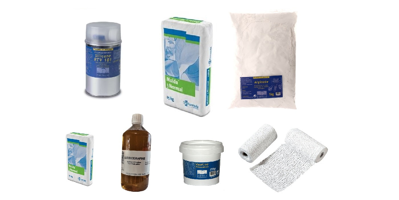 Plâtre et produits de moulage