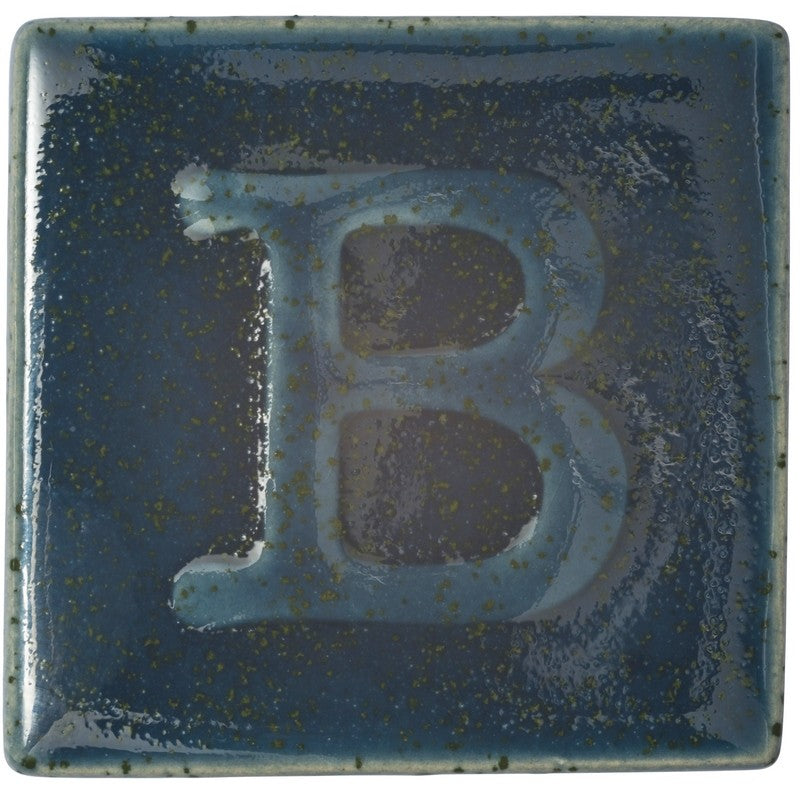 Email Faïence BOTZ - Bleu vert moucheté - 9568