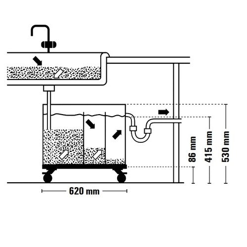 Bac de décantation ROHDE AB 100