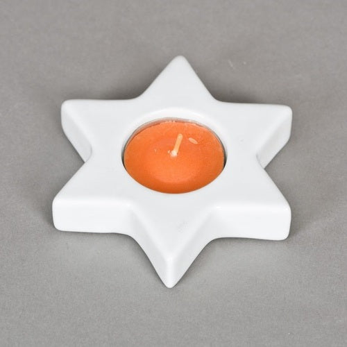 Bougeoir porcelaine étoile BG001
