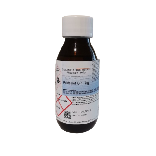 Diluant métaux précieux N°17 100 gr