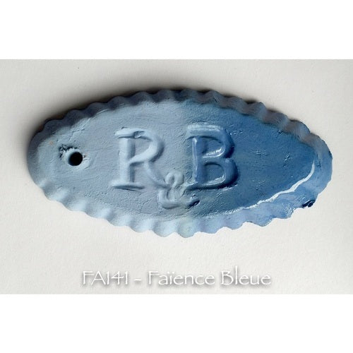Faïence bleue Raoult & Beck FA141 lisse