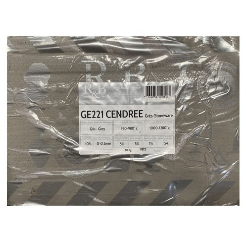 Grès gris cendré Raoult & Beck GE221CEND chamotte 0 à 0.5mm