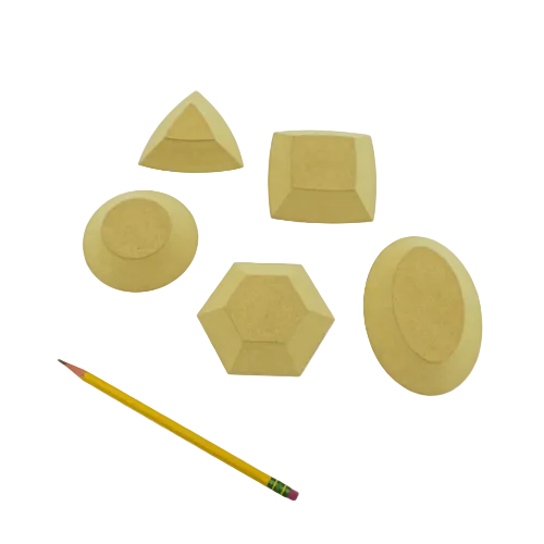 Assortiment de 5 mini-moules bois