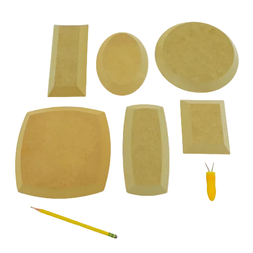 Assortiment de 6 mini-moules bois