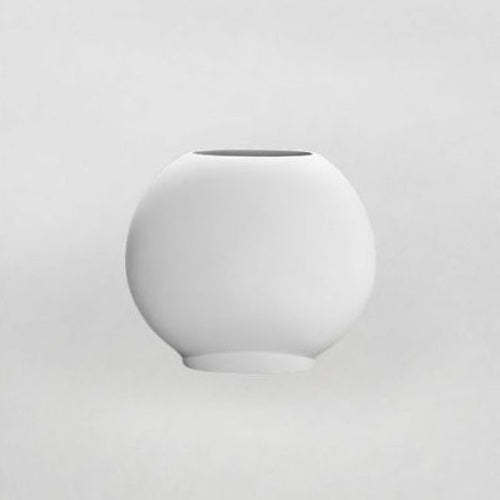 Vase disque - Biscuit de faïence