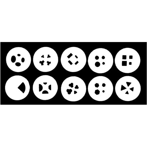 Lot de 9 embouts pour extrudeuse HEX65 + cache