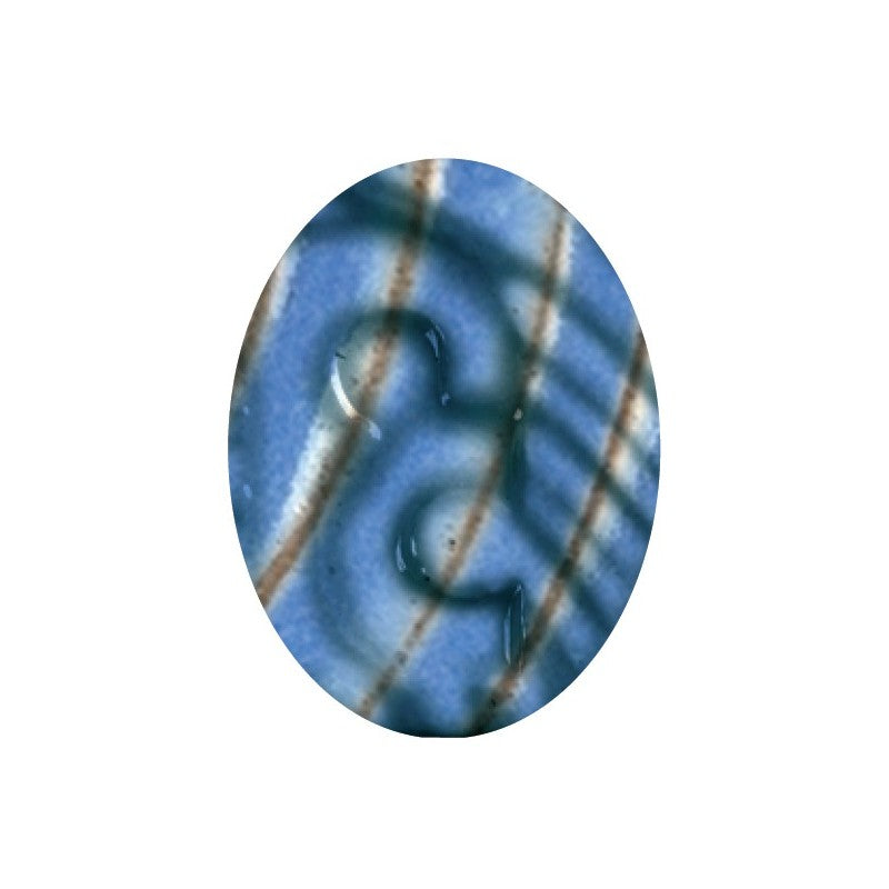 Email gres bleu cristallin P2542