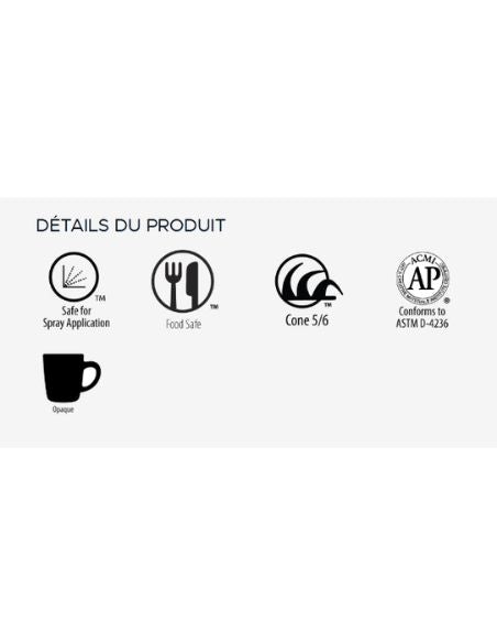 Email grès Potter's Choice Honey Flux - PC17 - 472ML