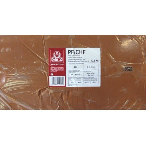 Faïence rouge chamottée SIO2 - PFCHF 0 à 0.5mm