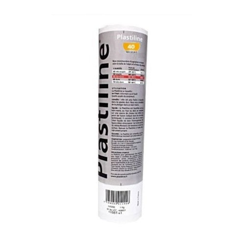 Plastiline ivoire ou grise- Très souple 1Kg