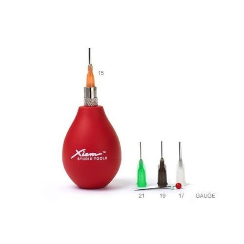Poire à engobe rouge XIEM TOOLS avec 4 buses
