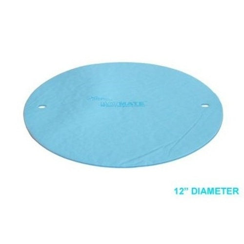 Rondeau peau de chamois bleu Ø30cm