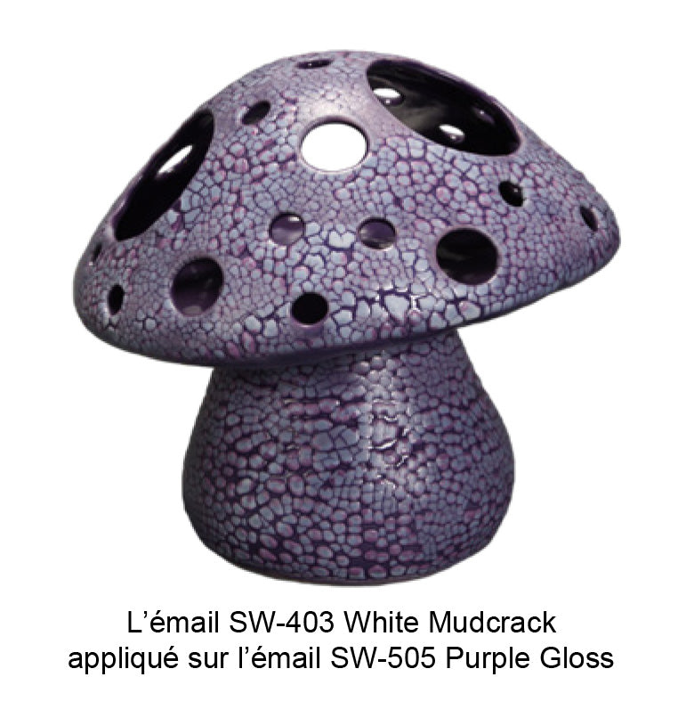 Email Mayco grès Black Mudcrack - SW404 - 473ML