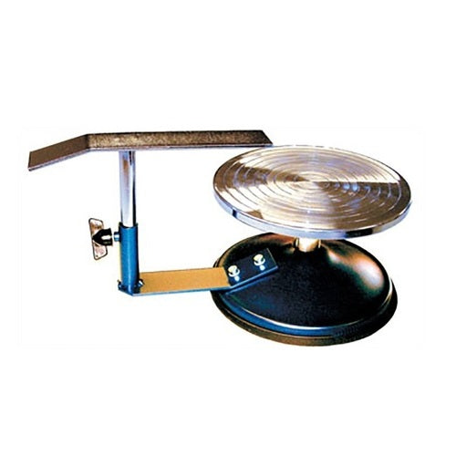 Tournette de table avec repose bras chromé