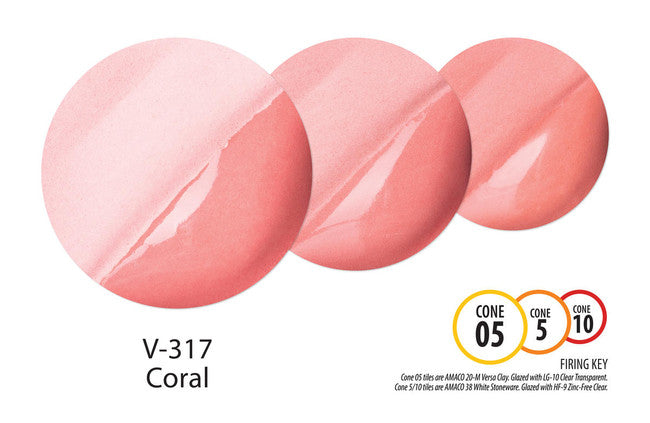 Engobe Amaco Velvet - Rose Corail - V317
