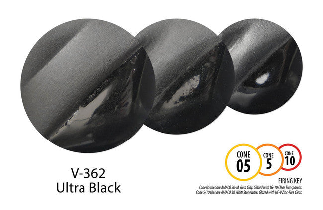 Engobe Amaco Velvet - Ultra Noir - V362
