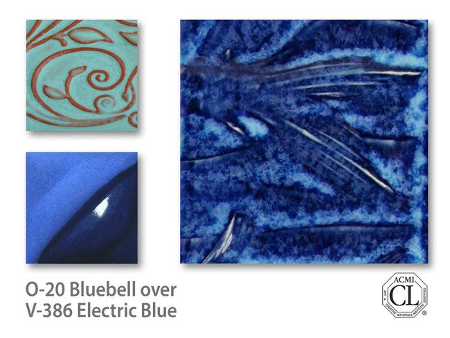 Engobe Amaco Velvet - Bleu Electrique - V386