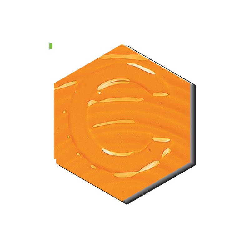 Email faïence orange pivoine VLA3314 950°C - 1010°C