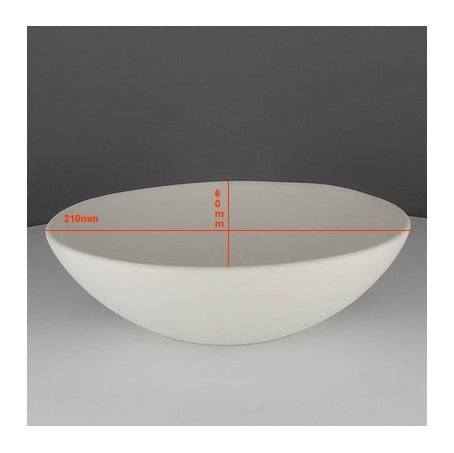 Biscuit de faïence - coupelle Ø210MM H70MM P48