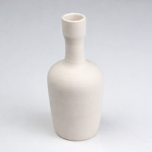 Vase bouteille I Biscuit de faïence