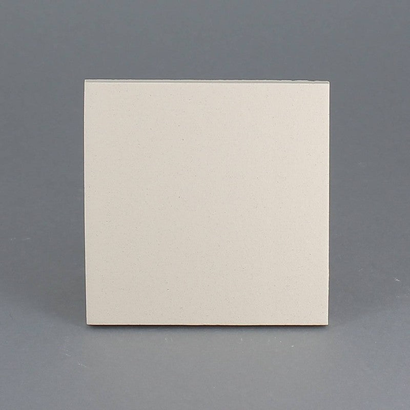 Carreau biscuit de grès blanc 105 X 105 X 10mm
