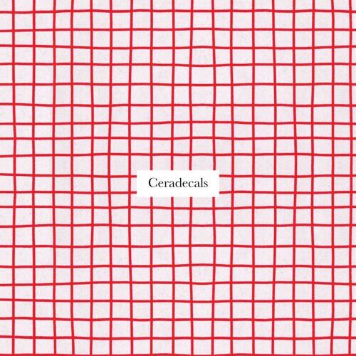 Chromo Scarlet Check A4 | CERADECALS