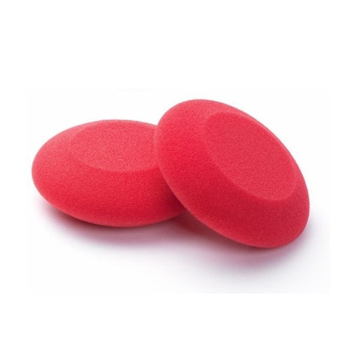 Lot de 2 éponges rondes rouges