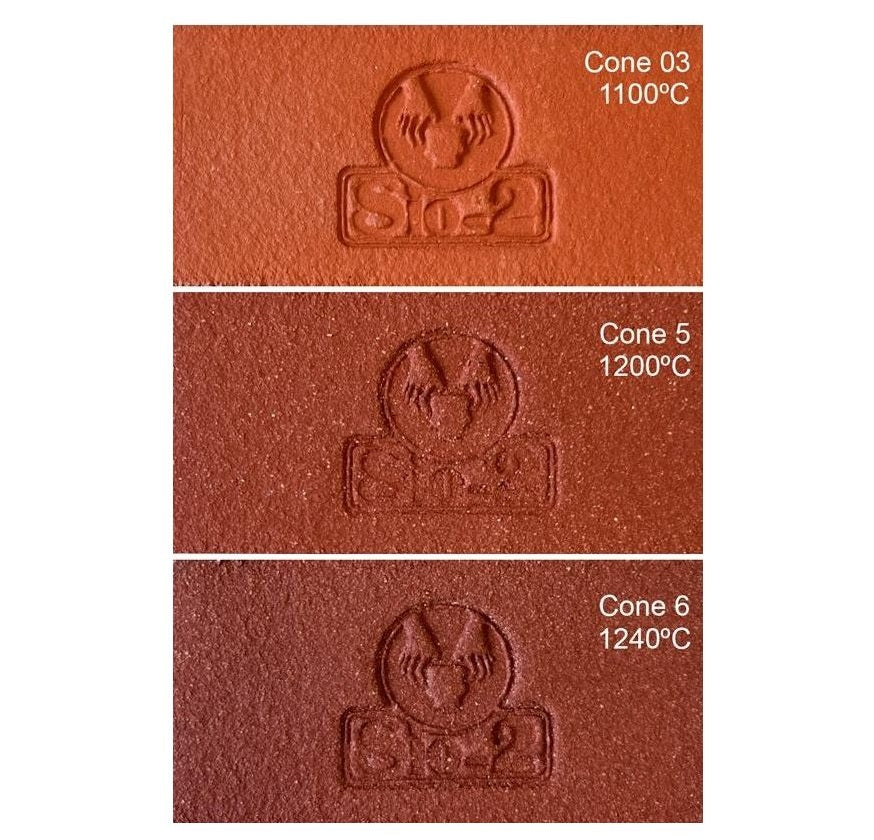 Grès rouge MARTE SIO2 Chamotte 0 à 0.5mm
