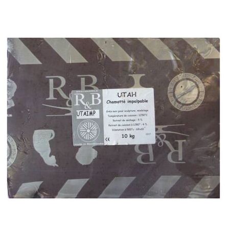 Grès noir Utah Raoult & Beck GE300IMP chamotte 0 à 0.125mm
