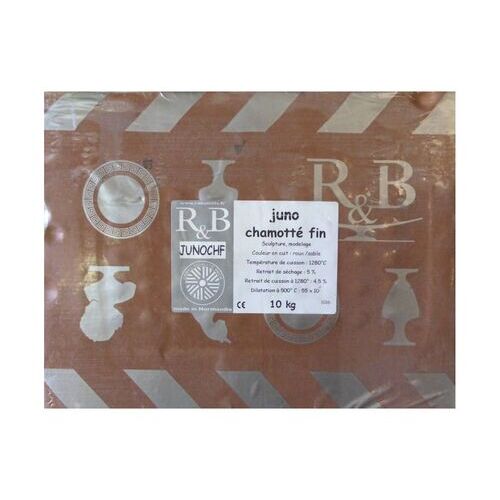 Grès roux Juno Raoult & Beck GE600CHF chamotte 0 à 0.5mm