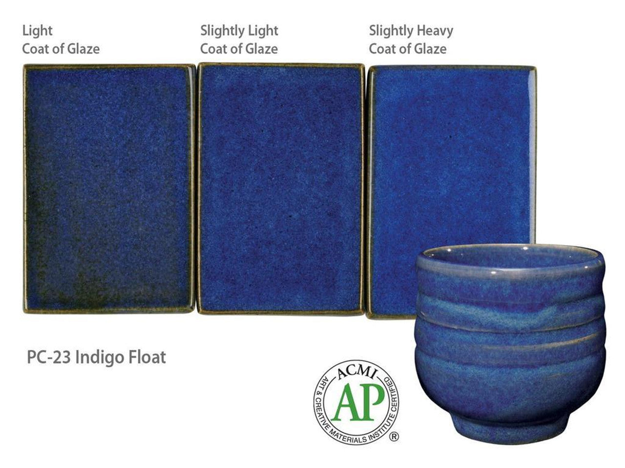 Email grès Potter's Choice Indigo Float- PC23 - 472ML
