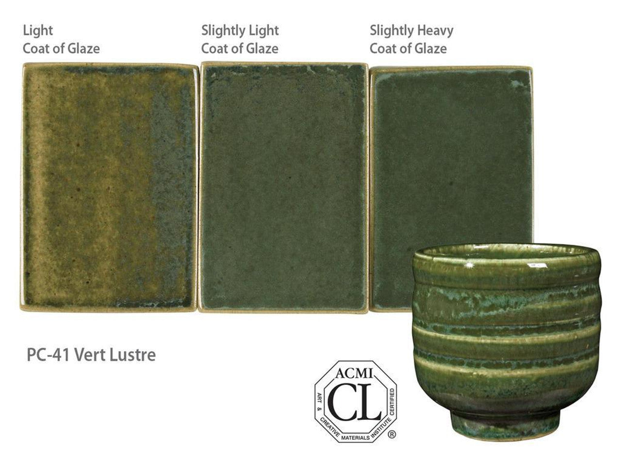 Email grès Potter's Choice Vert Lustre - PC41 - 472ML