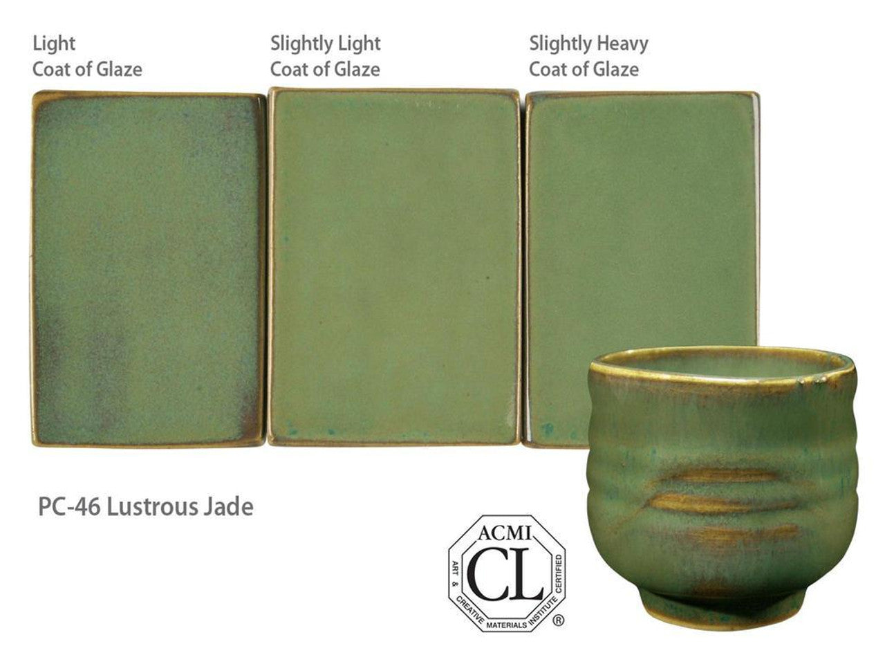 Email grès Potter's Choice Lustrous Jade - PC46 - 472ML