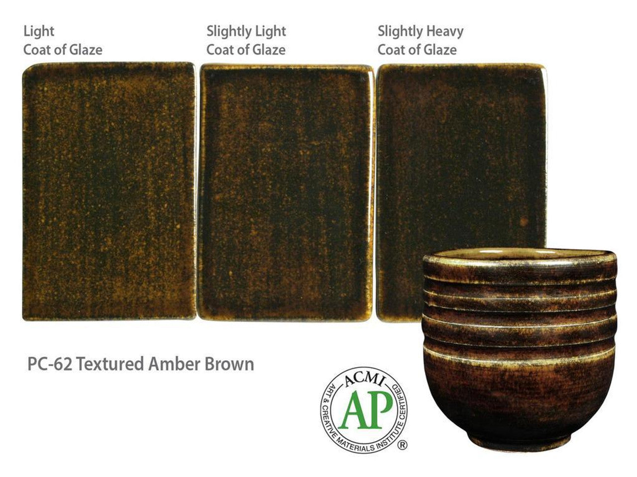 Email grès Potter's Choice Amber Brown - PC62 - 472ML