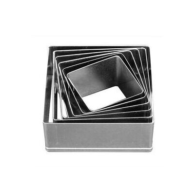 Lot de 6 emporte-pièces carrés