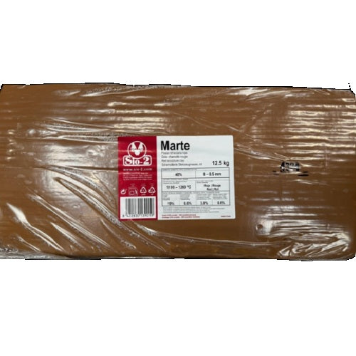 Grès rouge MARTE SIO2 Chamotte 0 à 0.5mm
