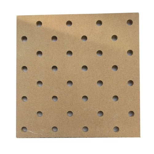 Plaque réfractaire perforée 408 X 408 X 15mm 1350°C