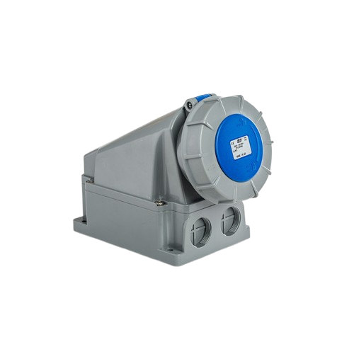 Prise industrielle femelle IP44  2P+ T - 63A monophasé 230V