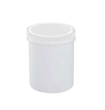 Pot blanc couvercle à vis 190ml