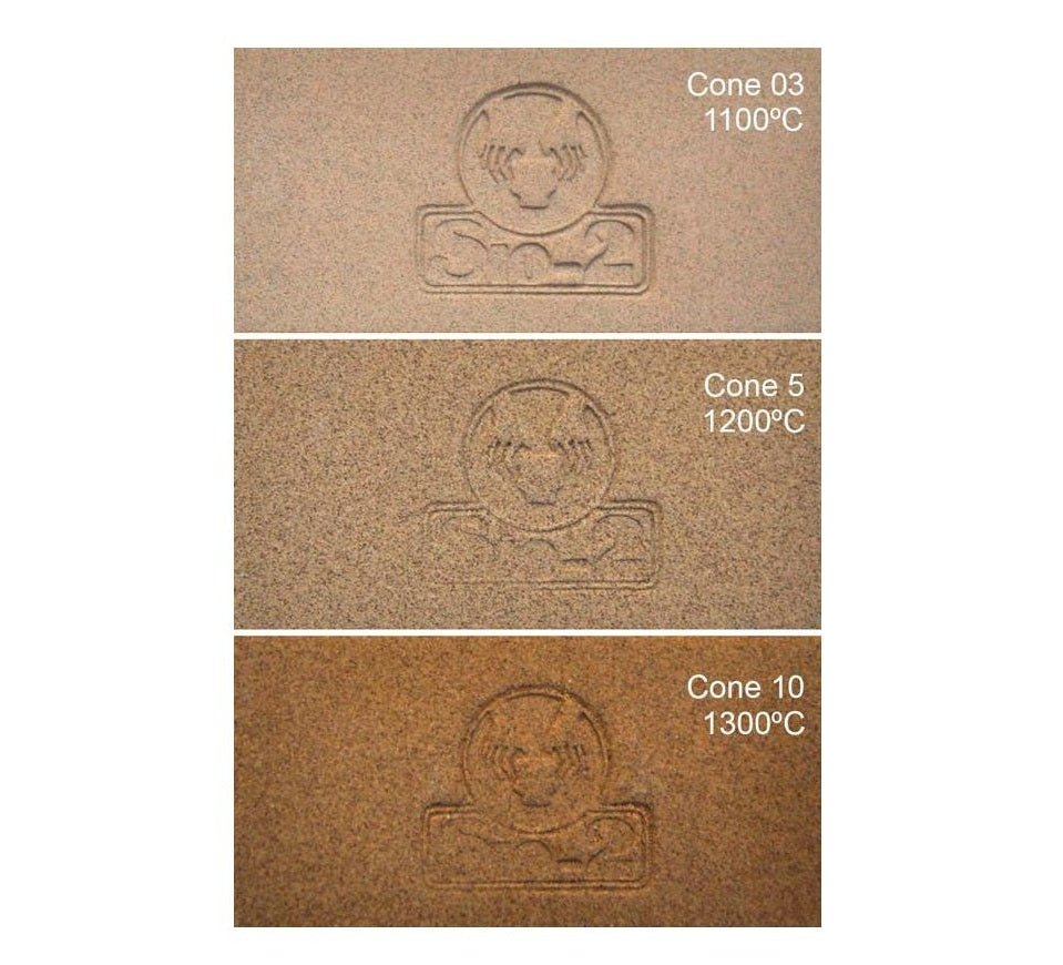 Grès caramel TOFFEE SIO2 chamotte 0 à 0.2mm