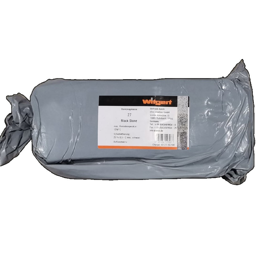 Grès noir WITGERT Black stone WIT27 Chamotte 0.5 à 2mm